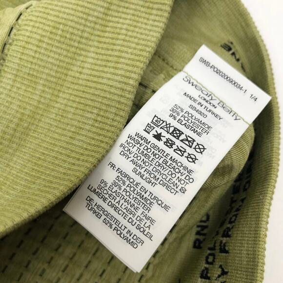 NEW Sweaty Betty Stamina Workout Bra Sports Bra Fern Green Marl Womens XS - Picture 5 of 7